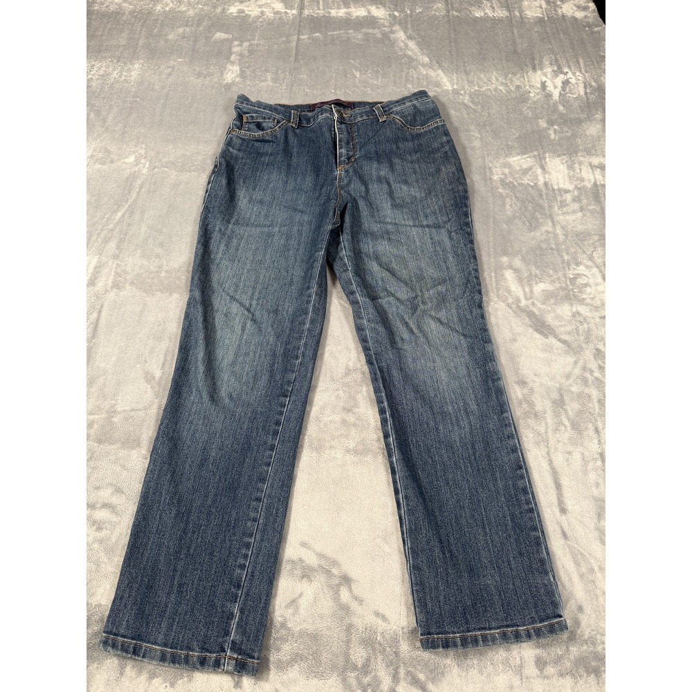 Gloria‎ Vanderbilt Amanda Jeans Women's 6P Petite Medium Wash Straight Leg